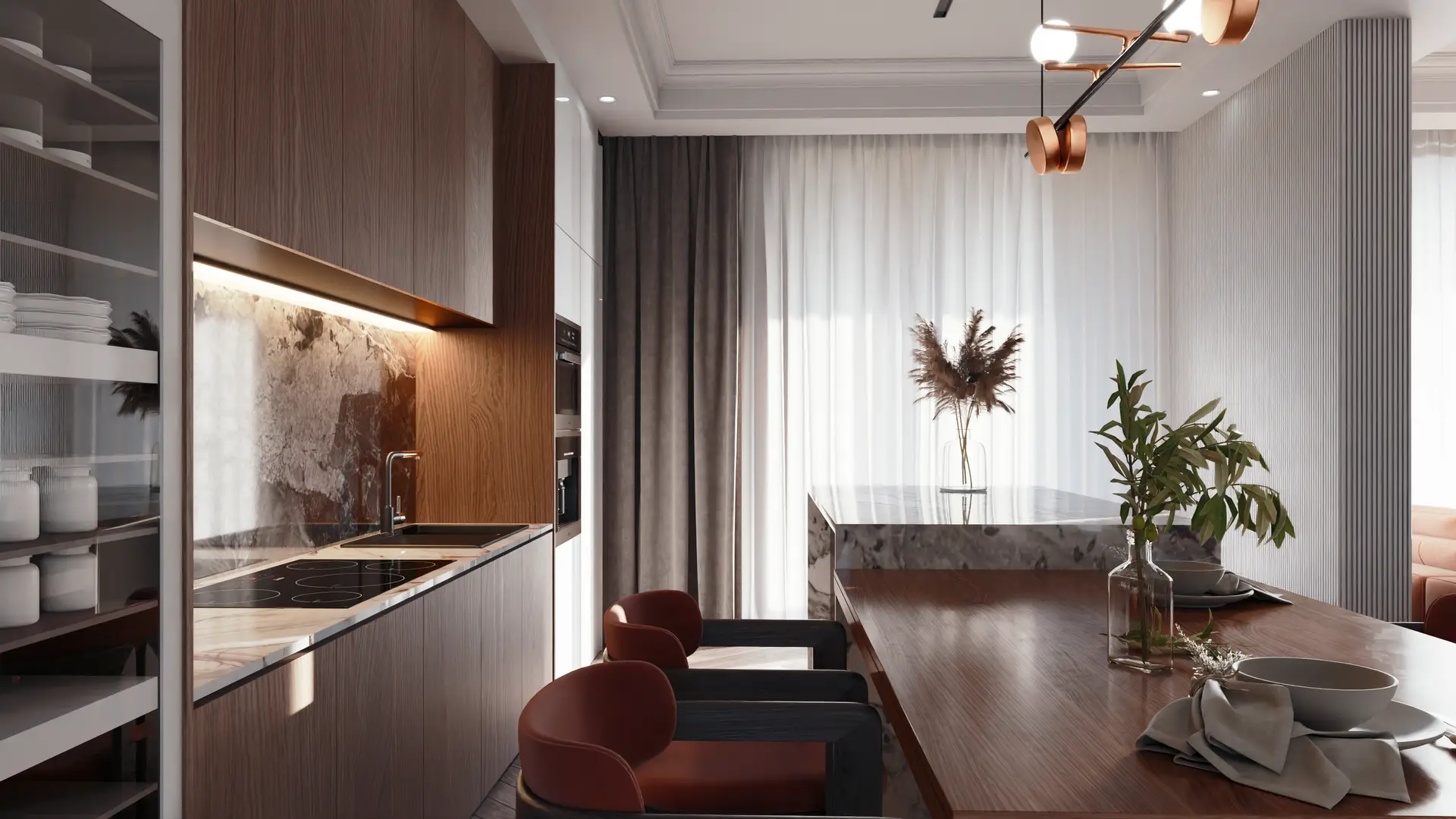Kreatives Interior-Design-Projekt von SnowpearlStudio